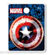 Marvel Captain America Logo Single Button Pin B018CTC1T8